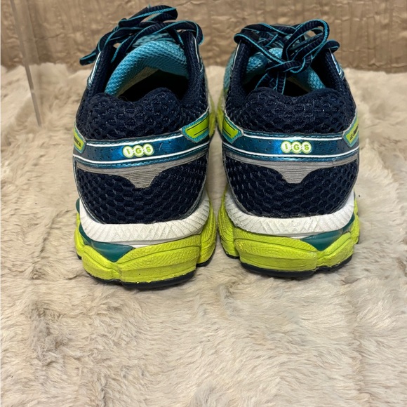 Asics Women's Sneakers - Blue and Green - Picture 4 of 8